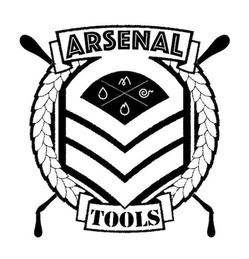 arsenal logo black and white