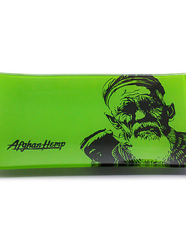 Afghan Hemp - Glass Tray - Grandpa