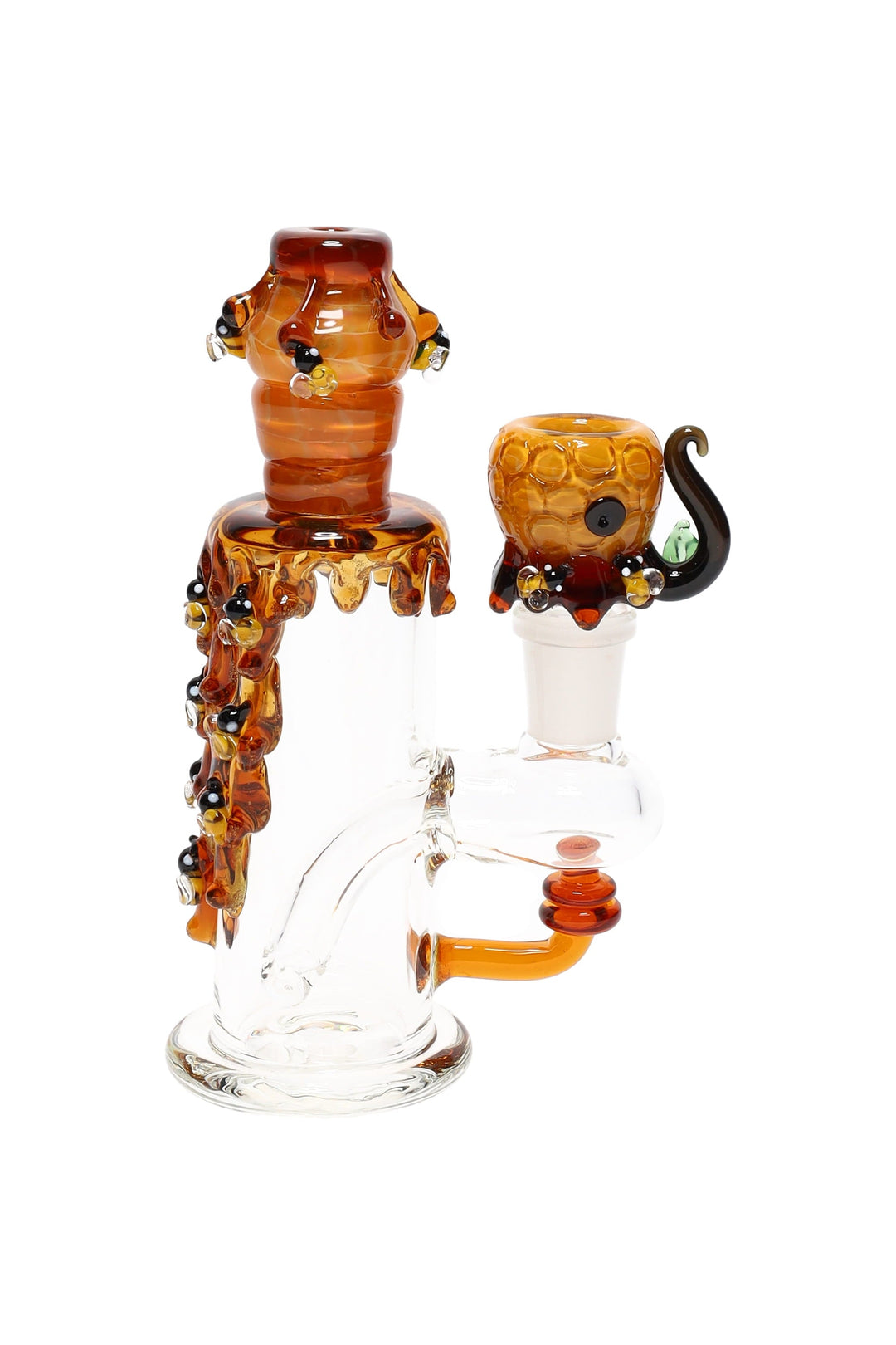 Empire Glassworks “Beehive” Glass Nano Rig – 5½″ – US-Made