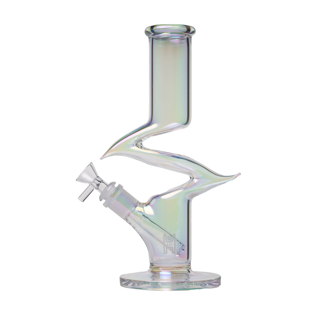 Human Grade Iridescent Zing Water Pipe - view 2 | BDDbrands