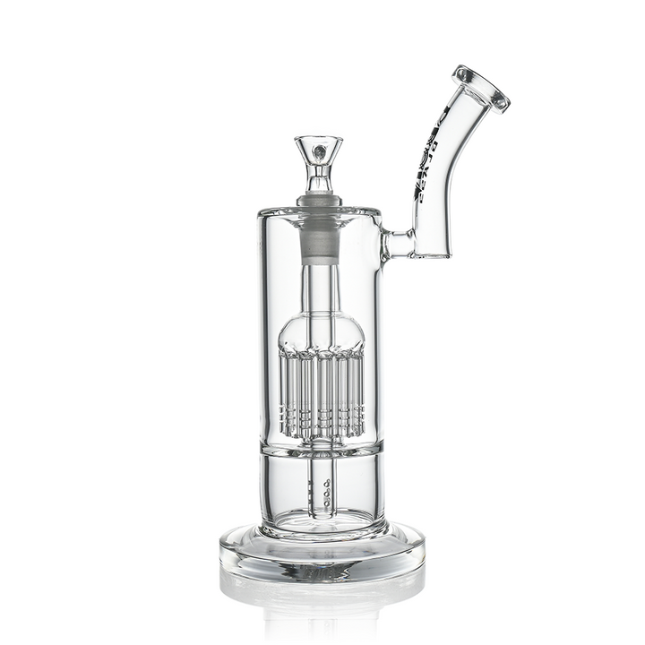 10" Dual Chamber Scientific Bubbler Tree Perc Glass Bong | Croia Glass - view 3 | BDDbrands