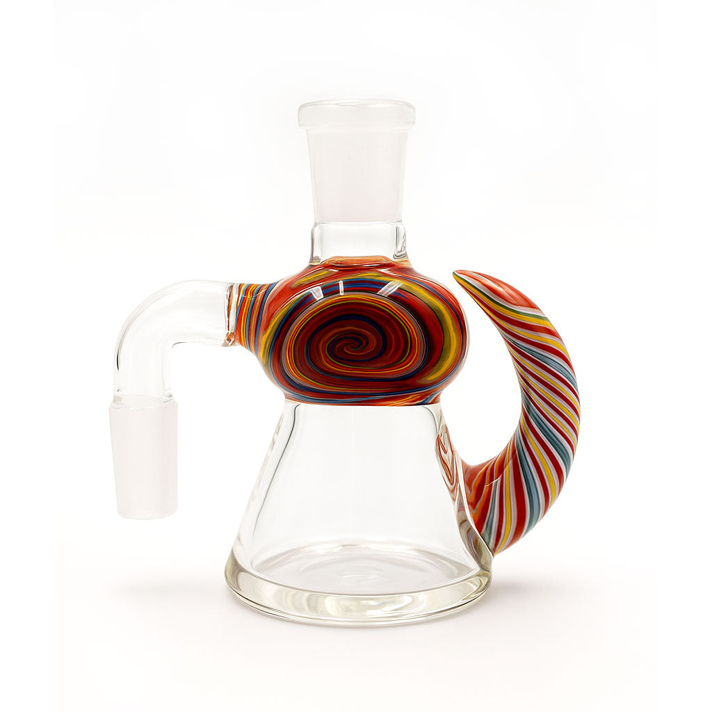 Colorful Swirl Horn Beaker Ash Catcher