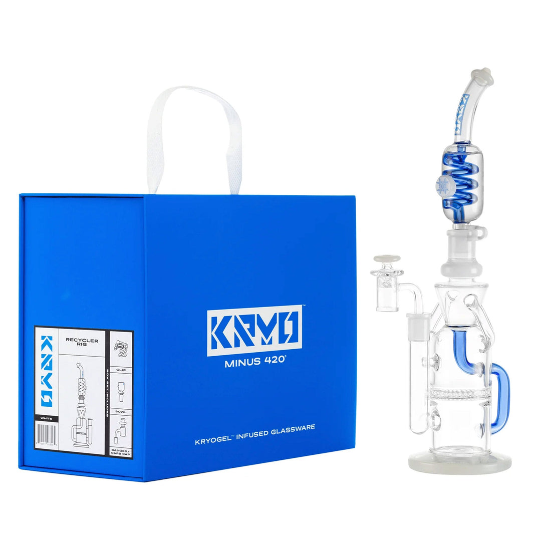 14mm Glycerin Coil Recycler Dab Rig - view 4 | BDDbrands