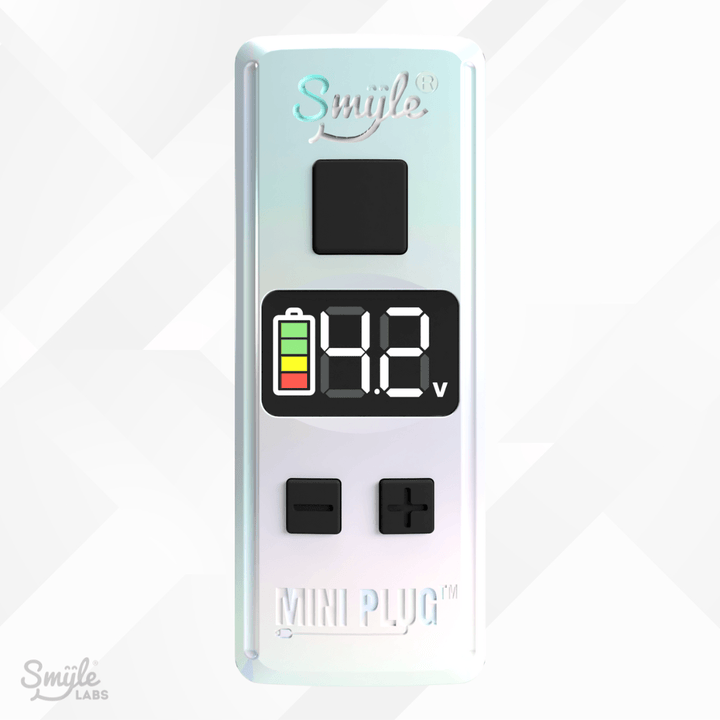 Mini Plug (20-PACK) 510 Cart Battery with Built-in USB-C Cable, Adjustable Voltage, LED Display