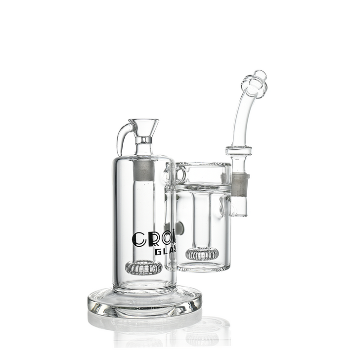 10" Dual-Chamber External Recycler Bong | Croia Glass - view 3 | BDDbrands