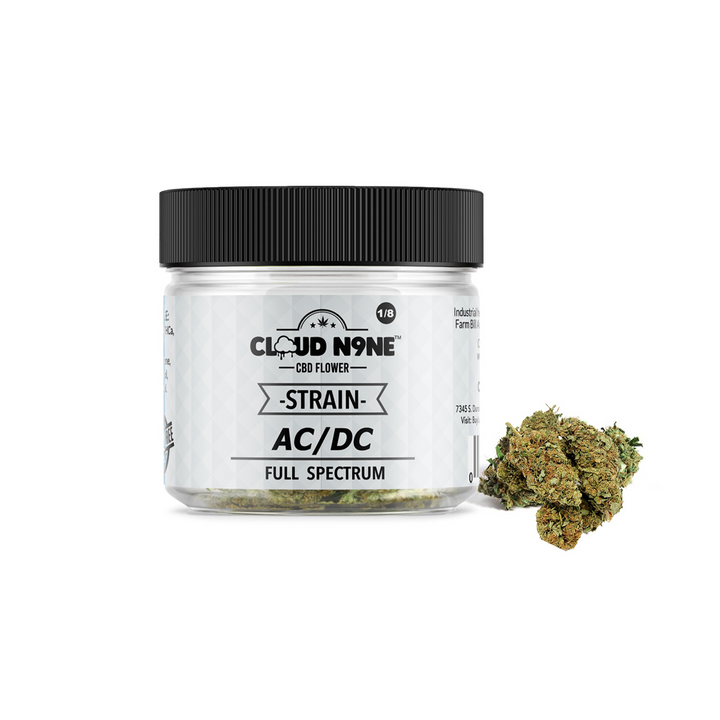 Cloud N9ne CBD Flower - Strain: AC-DC (Indoor)