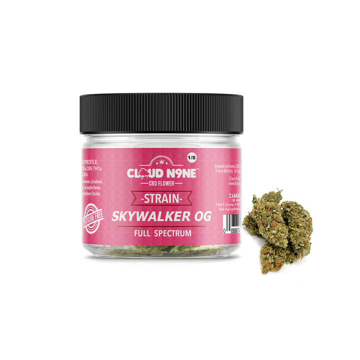 Cloud N9ne CBD Flower - Strain: Skywalker OG (Indoor)