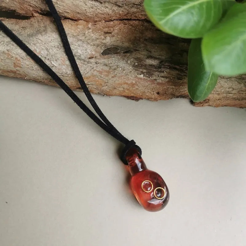 Hand Blown Glass Pendant - Style 6