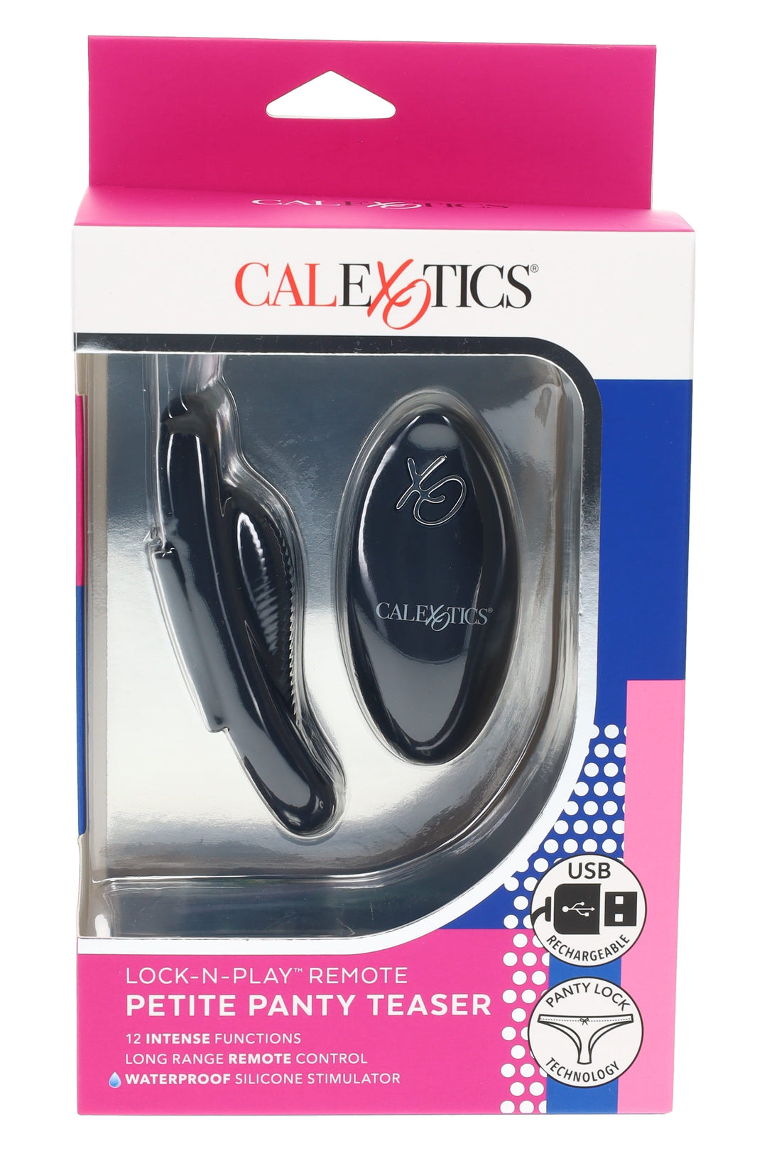 Lock-N-Play Remote Petite Panty Teaser – 12 Functions – USB Rechargeable