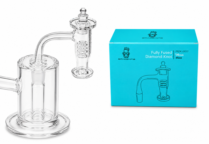 Space King Fully Fused Diamond Knot Banger Kit (Teal)