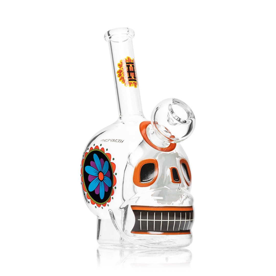Dia De Los Muertos Skull Bong 6.1" - view 4 | BDDbrands