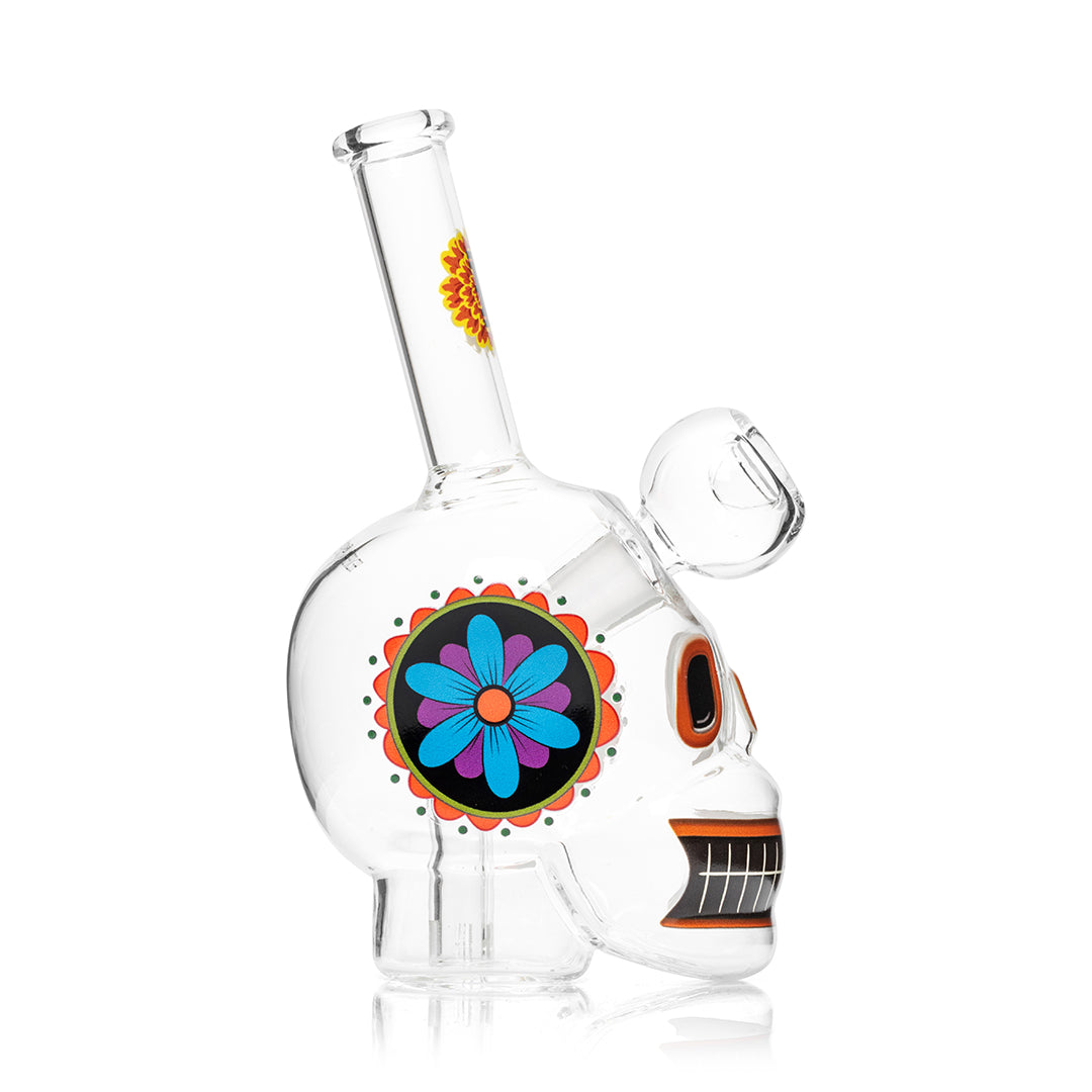 Dia De Los Muertos Skull Bong 6.1" - view 5 | BDDbrands