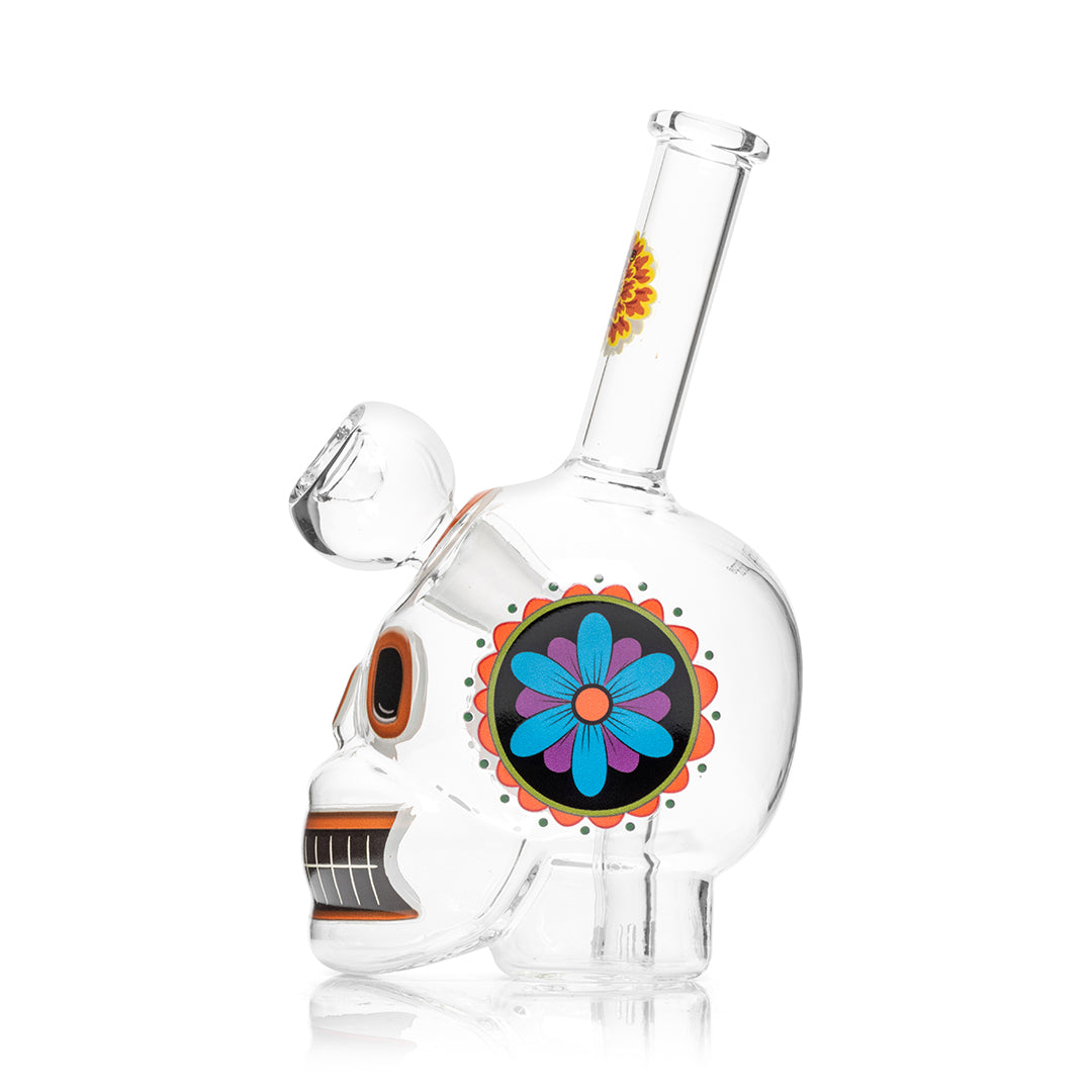 Dia De Los Muertos Skull Bong 6.1" - view 7 | BDDbrands