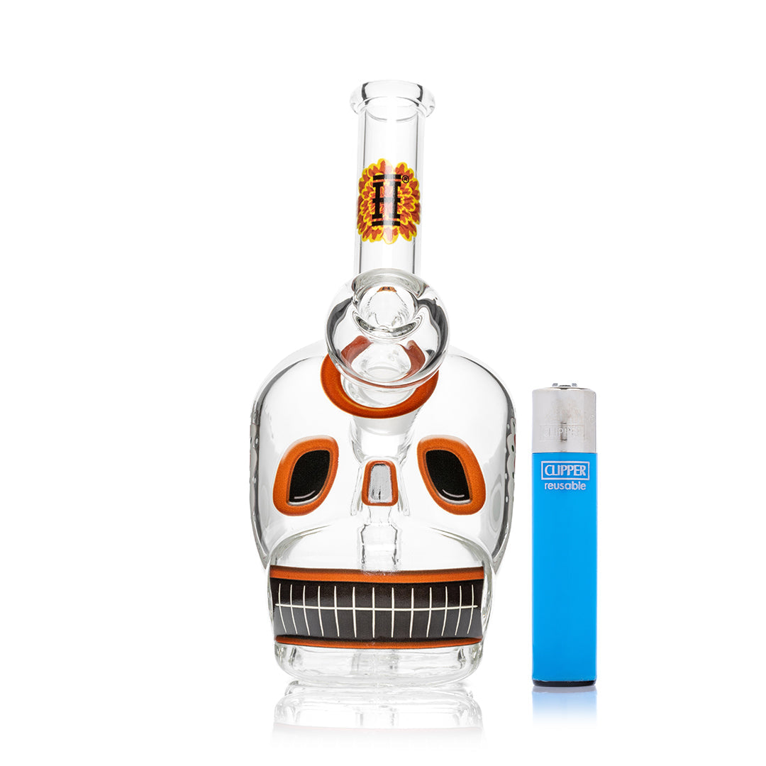 Dia De Los Muertos Skull Bong 6.1" - view 8 | BDDbrands