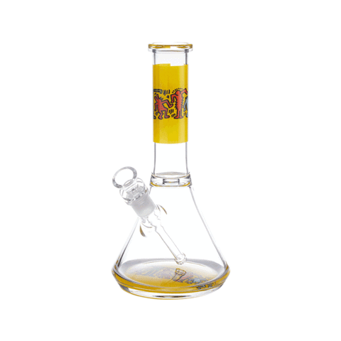 K. Haring Glass Water Pipe