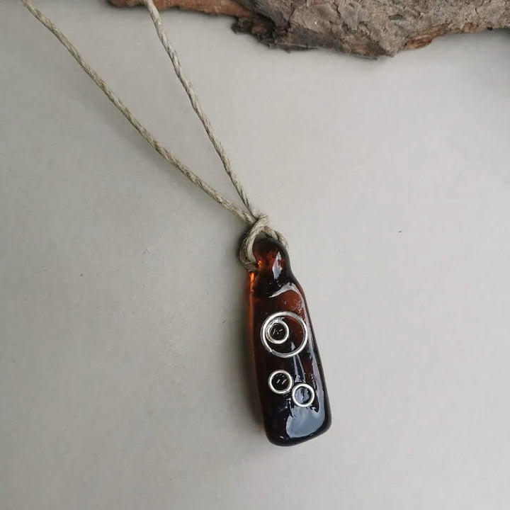 Hand Blown Glass Pendant - Style 4