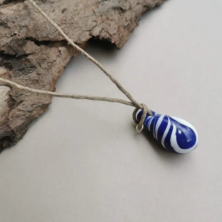 Hand Blown Glass Pendant - Style 3