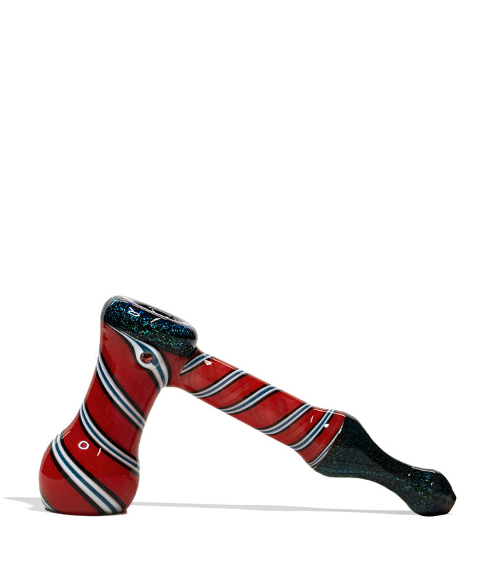 5 inch Premium Bubbler with Dicro Color and Stripe Design - view 2 | BDDbrands