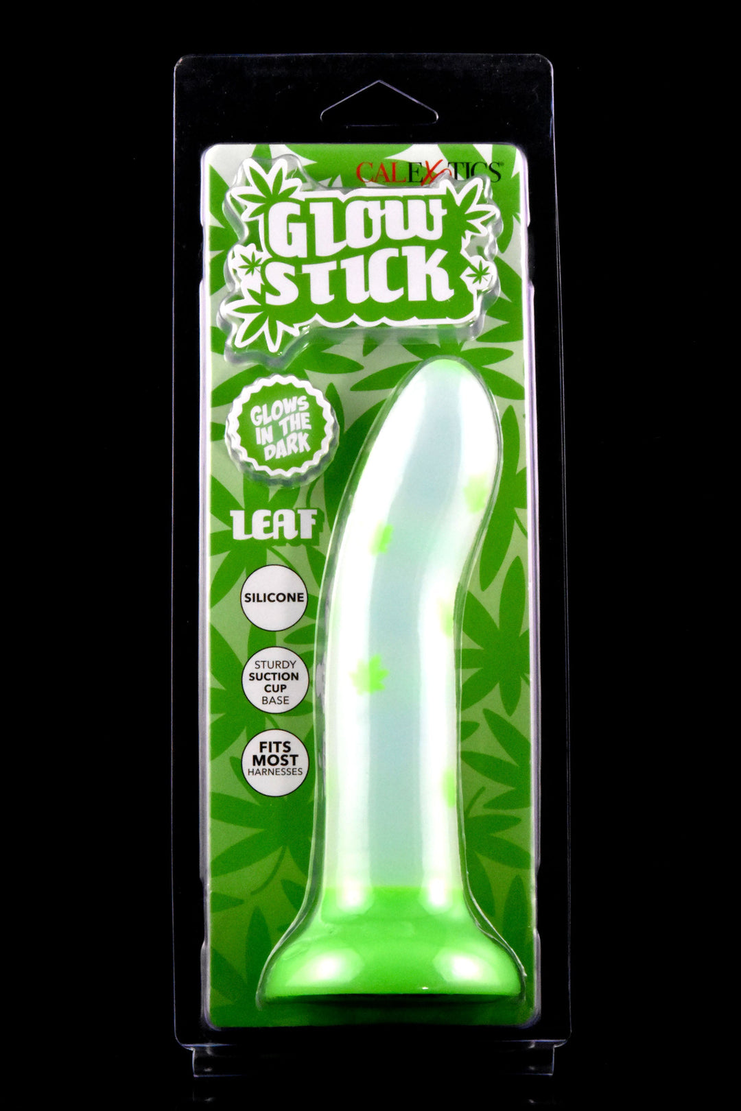 Glow Stick Silicone Dildo – Suction Base – Glows in the Dark