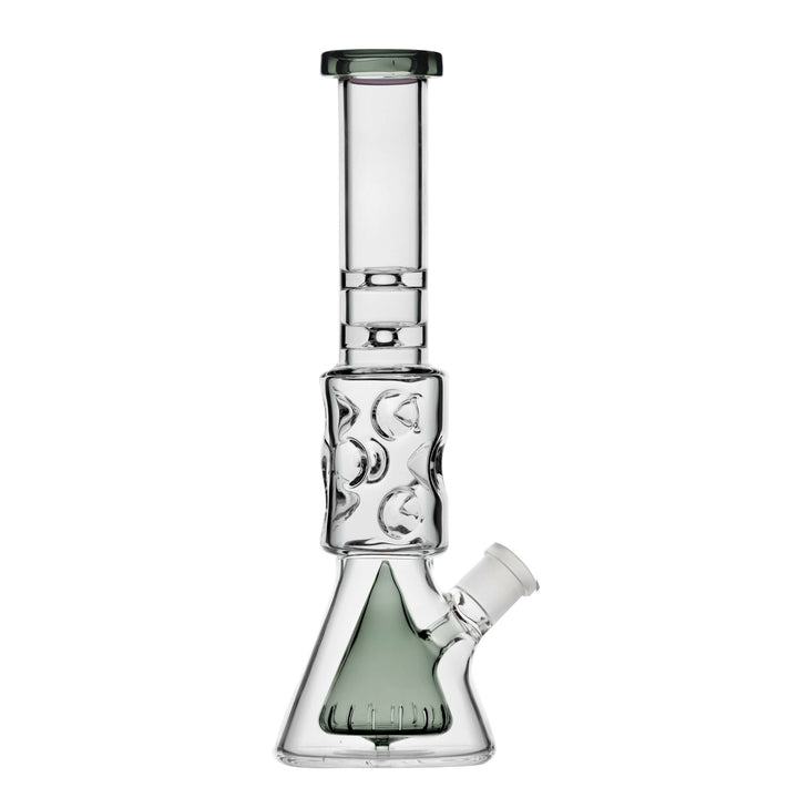 PREMIUM COLOR-ACCENTED BEAKER RIG WITH DEEP SANDBLASTED LUNAR DESIGN - view 7 | BDDbrands