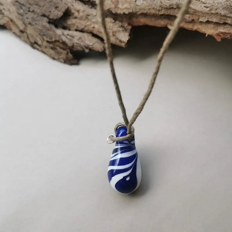 Hand Blown Glass Pendant - Style 3