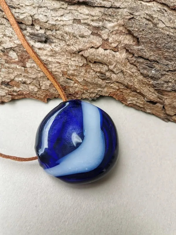 Hand Blown Glass Pendant - Style 16