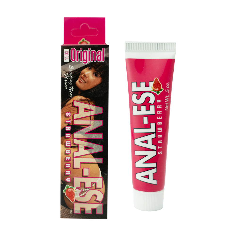 Anal-Ese Strawberry Desensitizing Cream 0.5 oz. by Nasstoys | BDDbrands