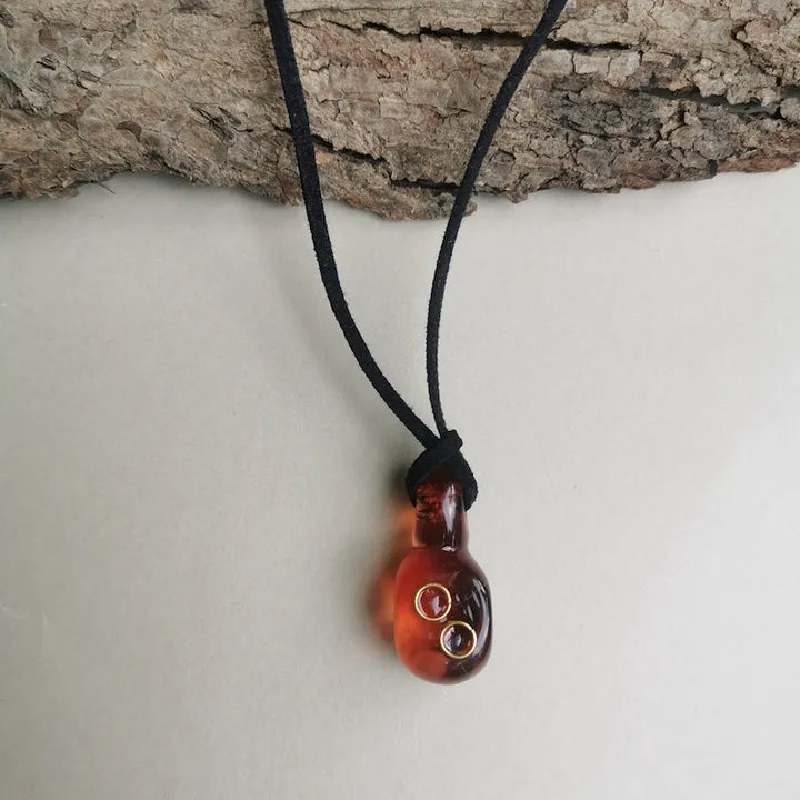 Hand Blown Glass Pendant - Style 6