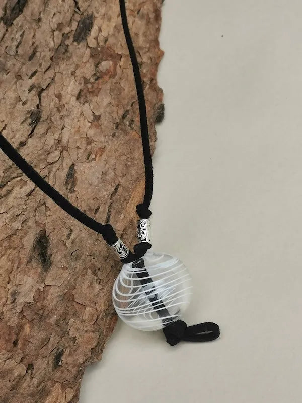 Hand Blown Glass Pendant - Style 19