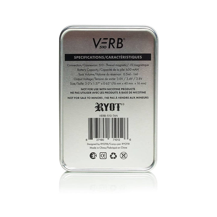 VERB 510 FLIP THREADED BATTERY OIL VAPORIZER