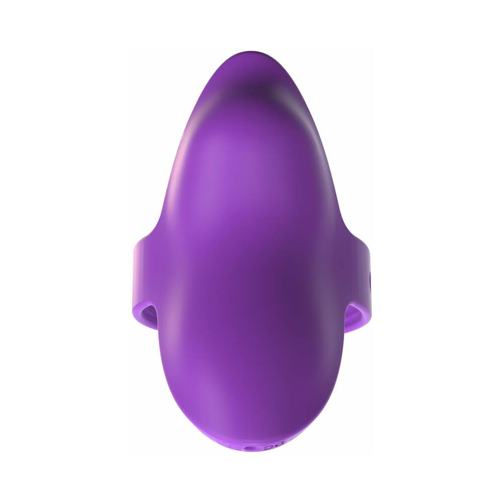 Fantasy For Her Rechargeable Adjustable Silicone Her Finger Vibe Purple - view 5 | BDDbrands