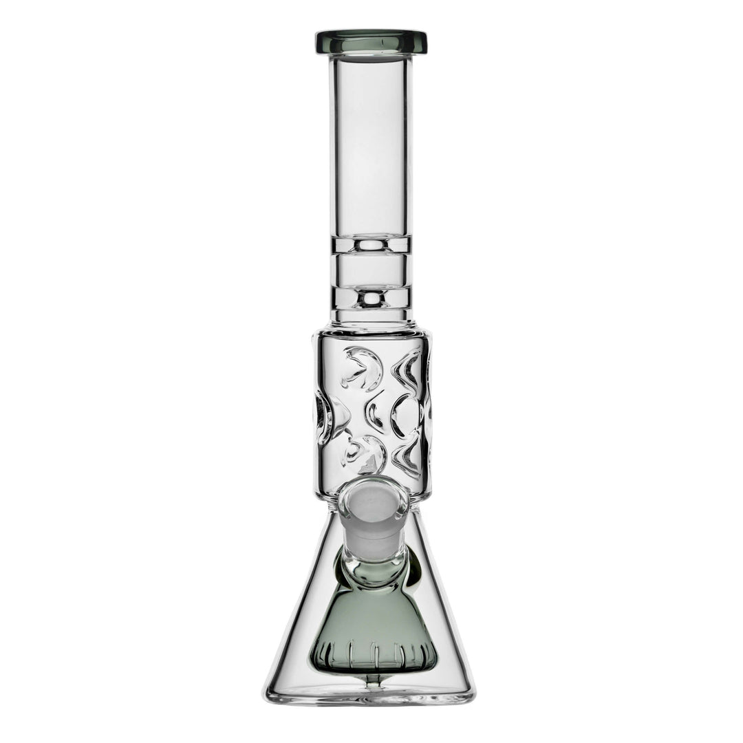 PREMIUM COLOR-ACCENTED BEAKER RIG WITH DEEP SANDBLASTED LUNAR DESIGN - view 25 | BDDbrands