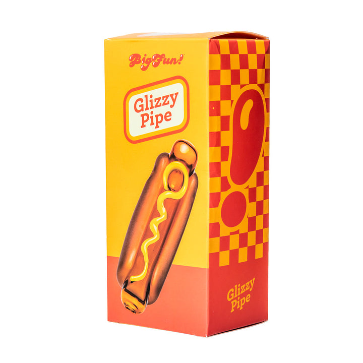 BigFUN! Glizzy (Hot Dog) Glass Pipe