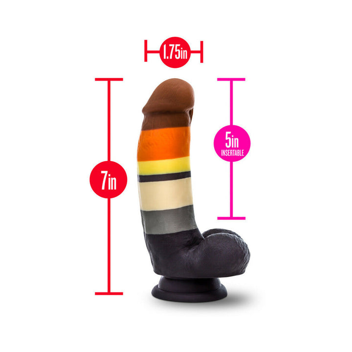 Avant Pride P9 Bear 7 in. Silicone Dildo with Balls - view 5 | BDDbrands