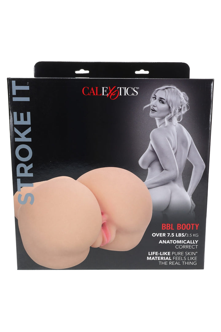 Stroke It “BBL Booty” PureSkin Dual-Entry Masturbator – 7.5 lb