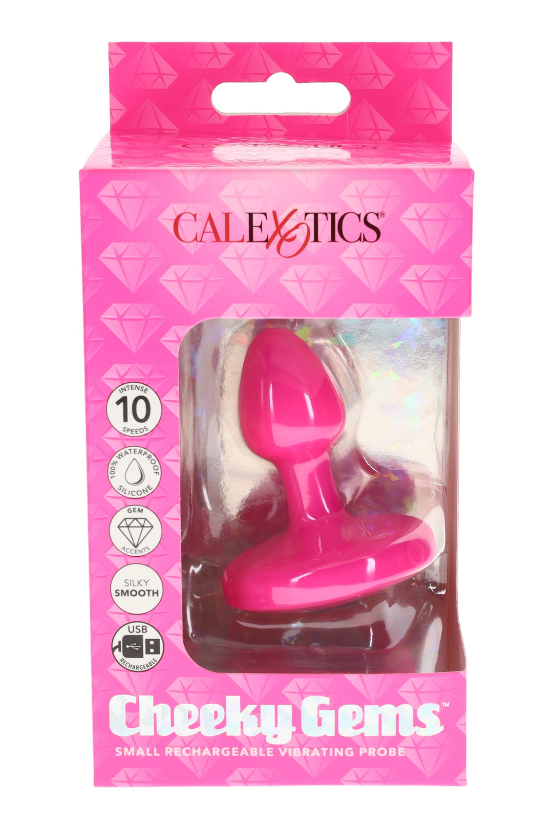 Cheeky Gems Small Rechargeable Vibrating Plug – 10 Functions – Waterproof