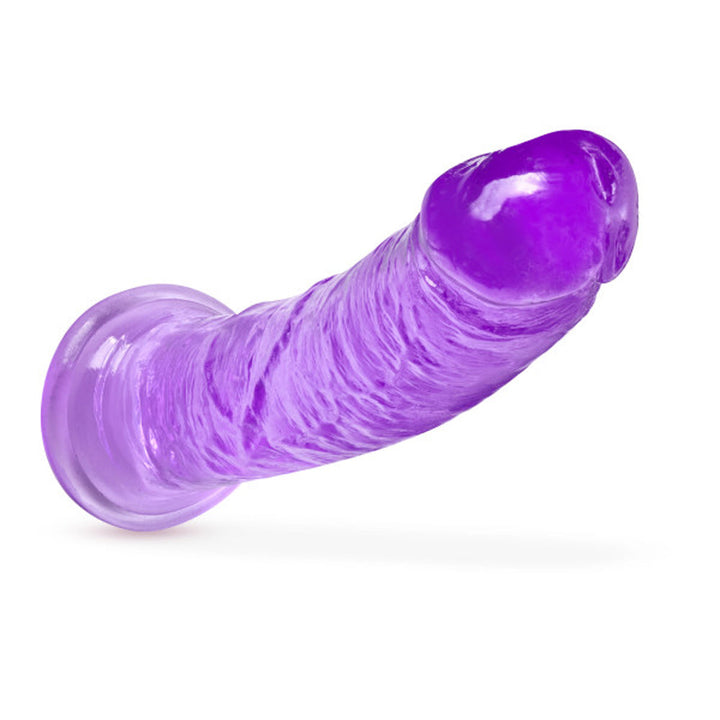 B Yours Plus Roar n' Ride 8 in. Dildo Purple - view 3 | BDDbrands