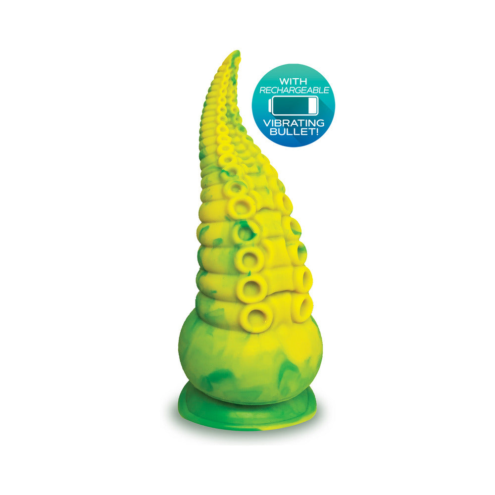 AlienNation Octopod 9 in. Vibrating Silicone Dildo - view 2 | BDDbrands