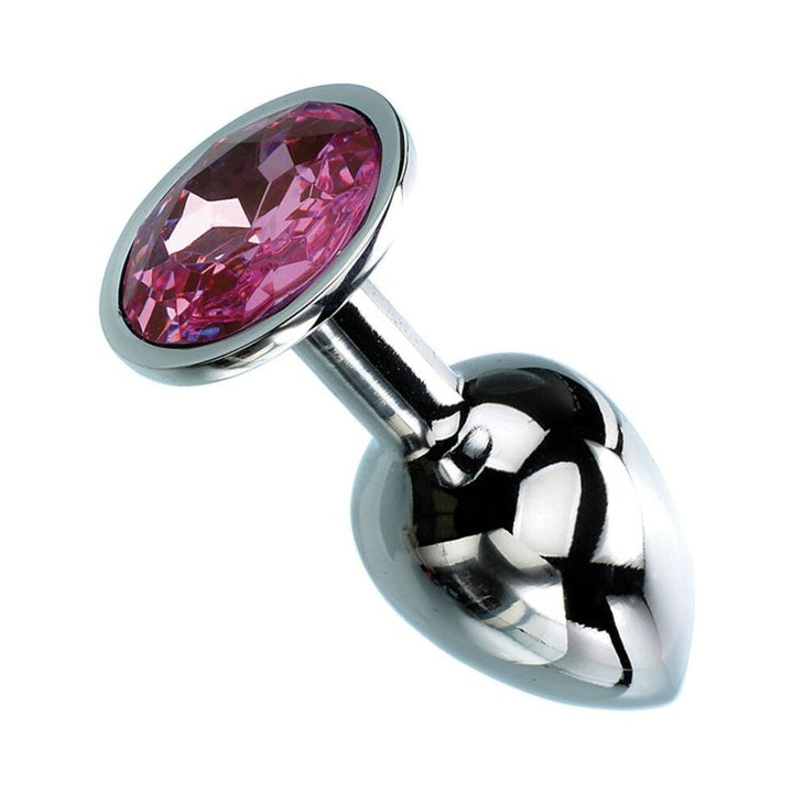 Adam & Eve Pink Gem Anal Plug Small - view 3 | BDDbrands