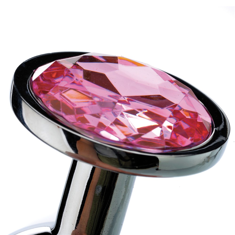 Adam & Eve Pink Gem Anal Plug Small - view 5 | BDDbrands