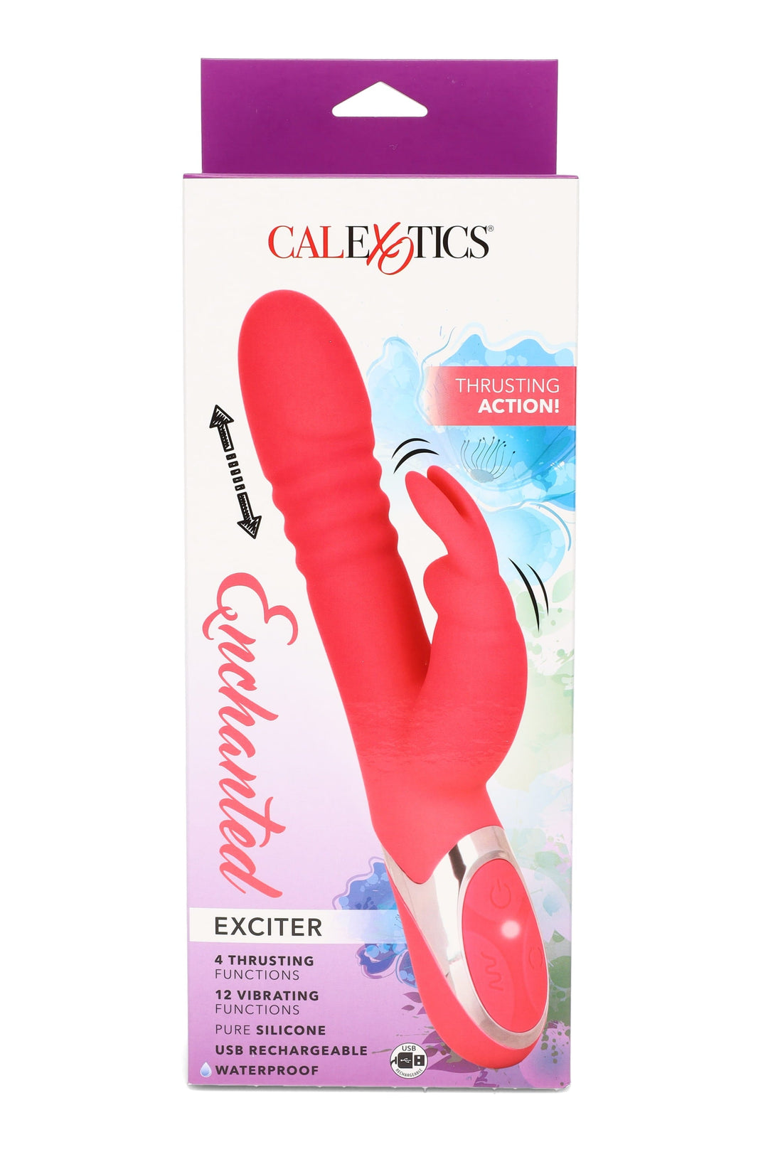 Enchanted Exciter Thrusting Rabbit Vibrator – USB Rechargeable – Waterproof