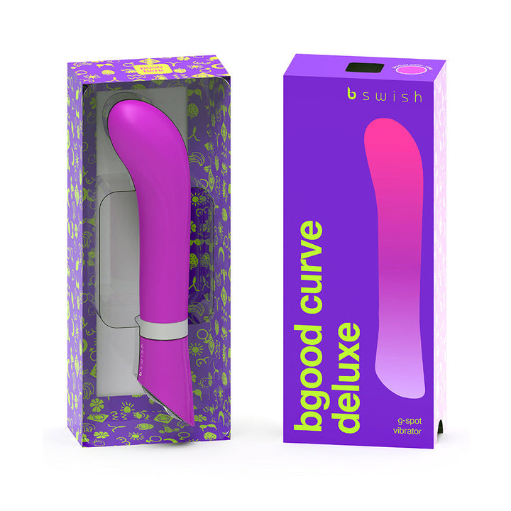 B Swish Bgood Deluxe Curve Vibrator Violet by BONNER TRADING USA Inc. | BDDbrands
