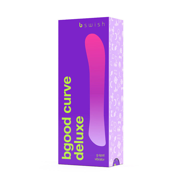 B Swish Bgood Deluxe Curve Vibrator Violet - view 3 | BDDbrands