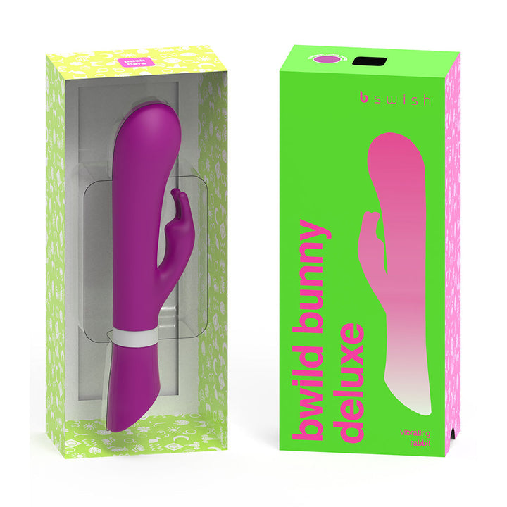 B Swish Bwild Deluxe Bunny Vibrator Raspberry by BONNER TRADING USA Inc. | BDDbrands
