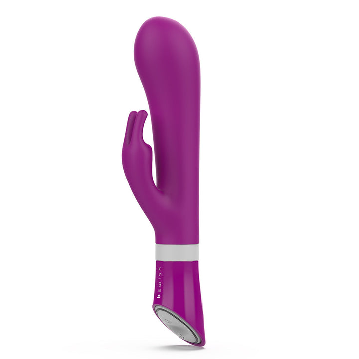 B Swish Bwild Deluxe Bunny Vibrator Raspberry - view 2 | BDDbrands