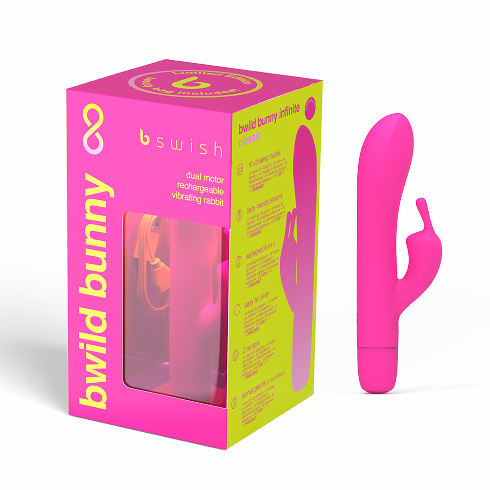 B Swish Bwild Bunny Infinite Limited Edition Vibrator Sunset Pink by BONNER TRADING USA Inc. | BDDbrands