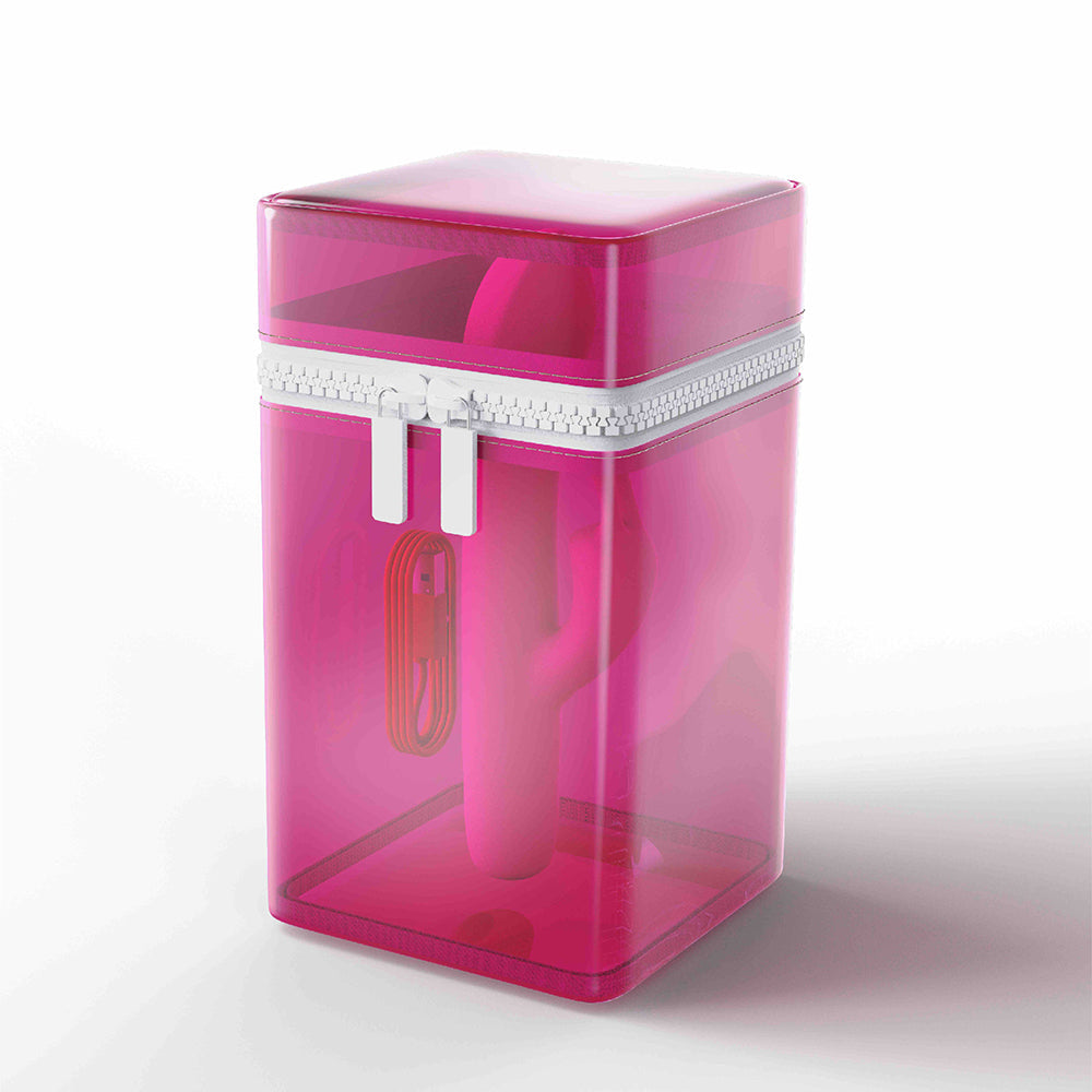 B Swish Bwild Bunny Infinite Limited Edition Vibrator Sunset Pink - view 3 | BDDbrands