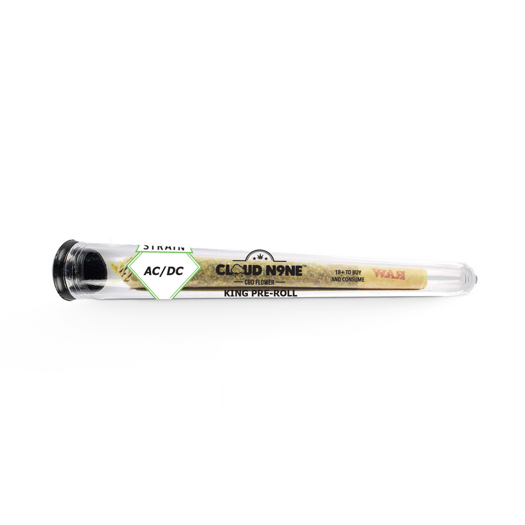 Cloud N9ne CBD Flower: Pre-Roll - Strain: AC-DC (Indoor)