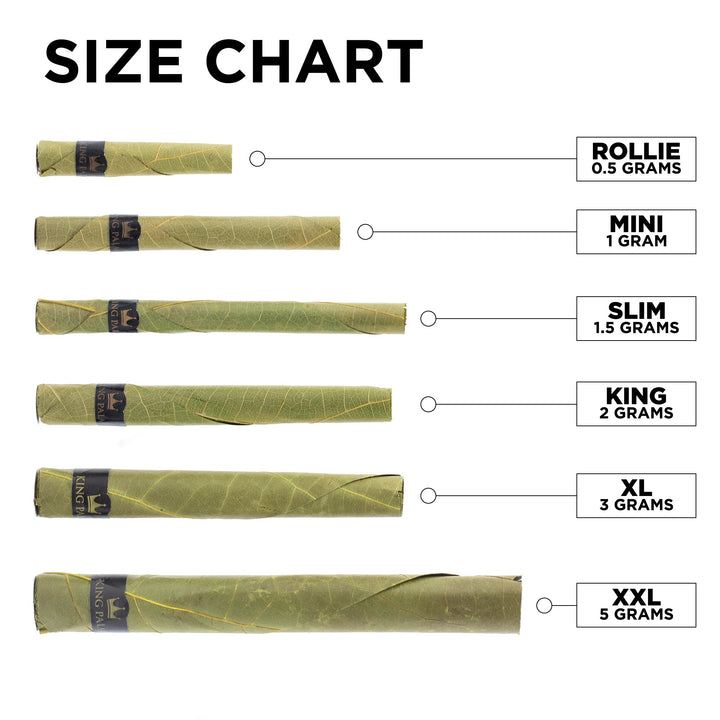 King Palm Mini Size Pre Rolled Palm Leaf Cones - Watermelon - 2 Packs 2 Cones