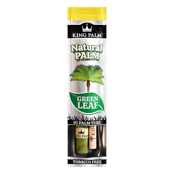 King Palm Mini Size Pre Rolled Palm Leaf Cones - Natural - 2 Packs 2 Cones